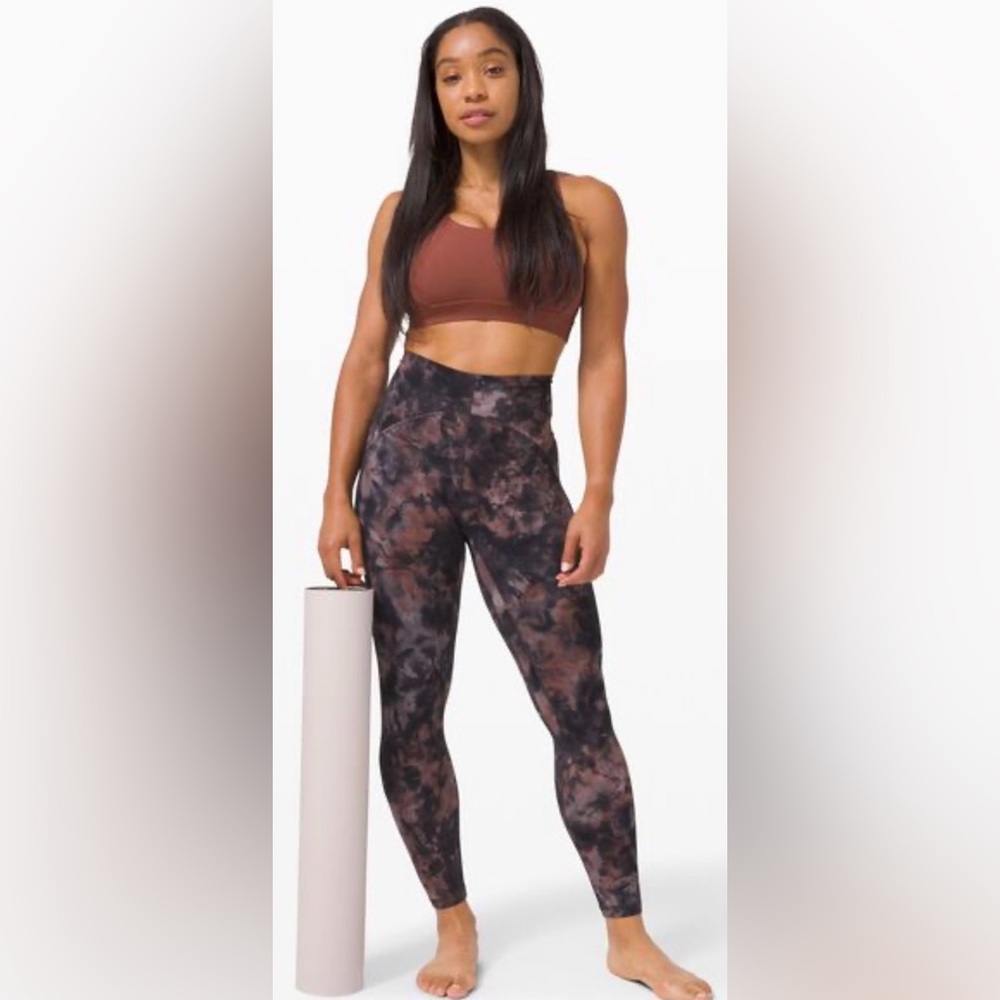 Lululemon High-Rise Tie-Dye Performance Leggings Size 0